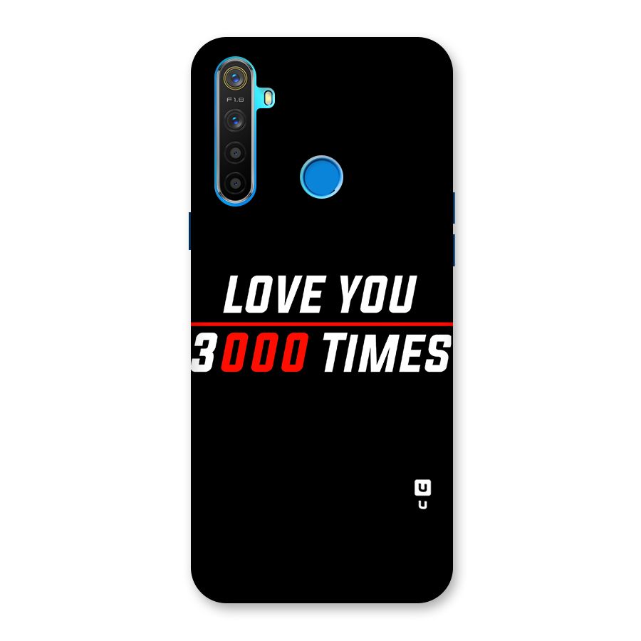 Love You 3000 Times Back Case for Realme 5s