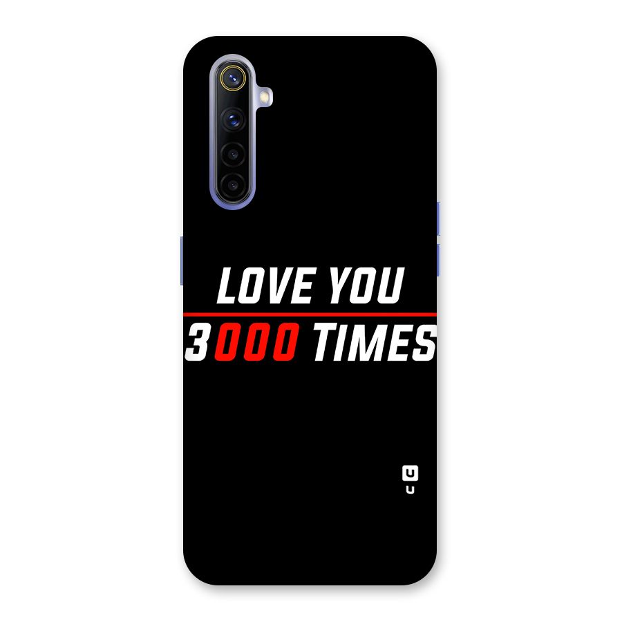 Love You 3000 Times Back Case for Realme 6i