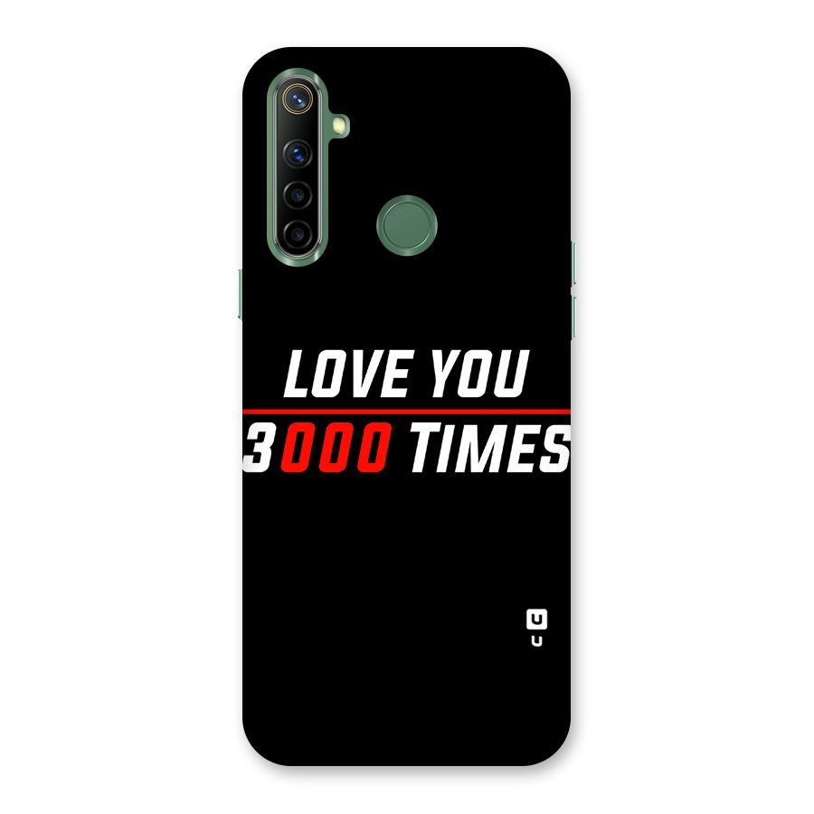 Love You 3000 Times Back Case for Realme Narzo 10