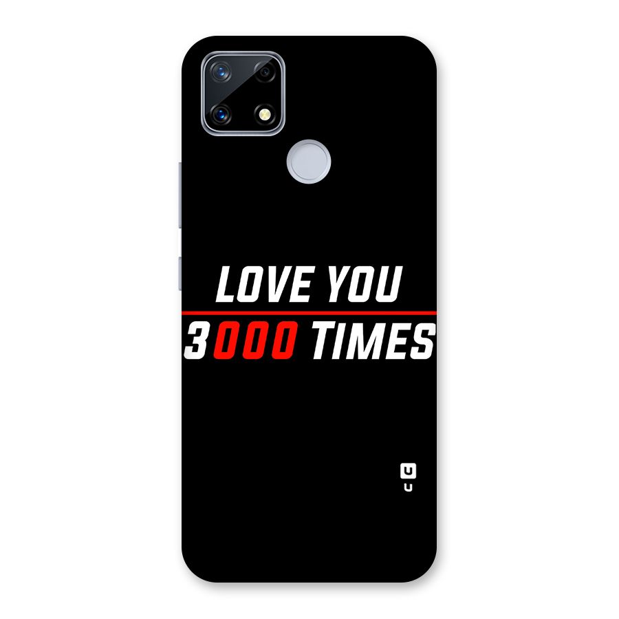 Love You 3000 Times Back Case for Realme Narzo 20