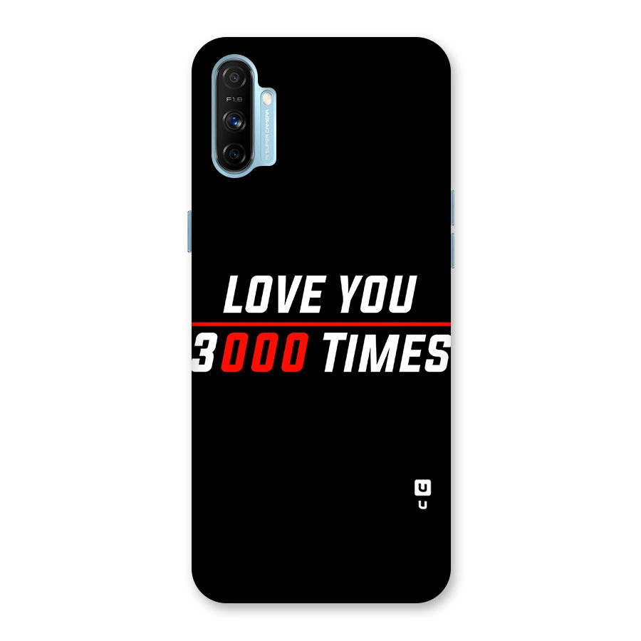 Love You 3000 Times Back Case for Realme Narzo 20A
