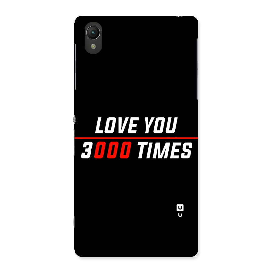 Love You 3000 Times Back Case for Sony Xperia Z2