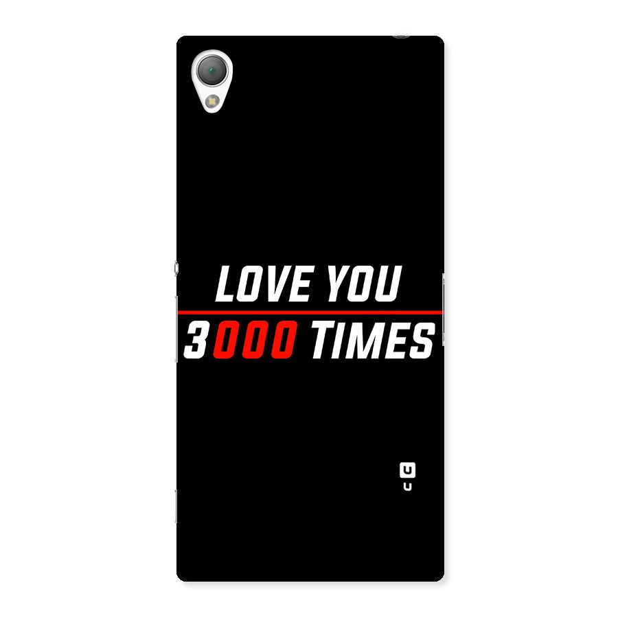 Love You 3000 Times Back Case for Sony Xperia Z3