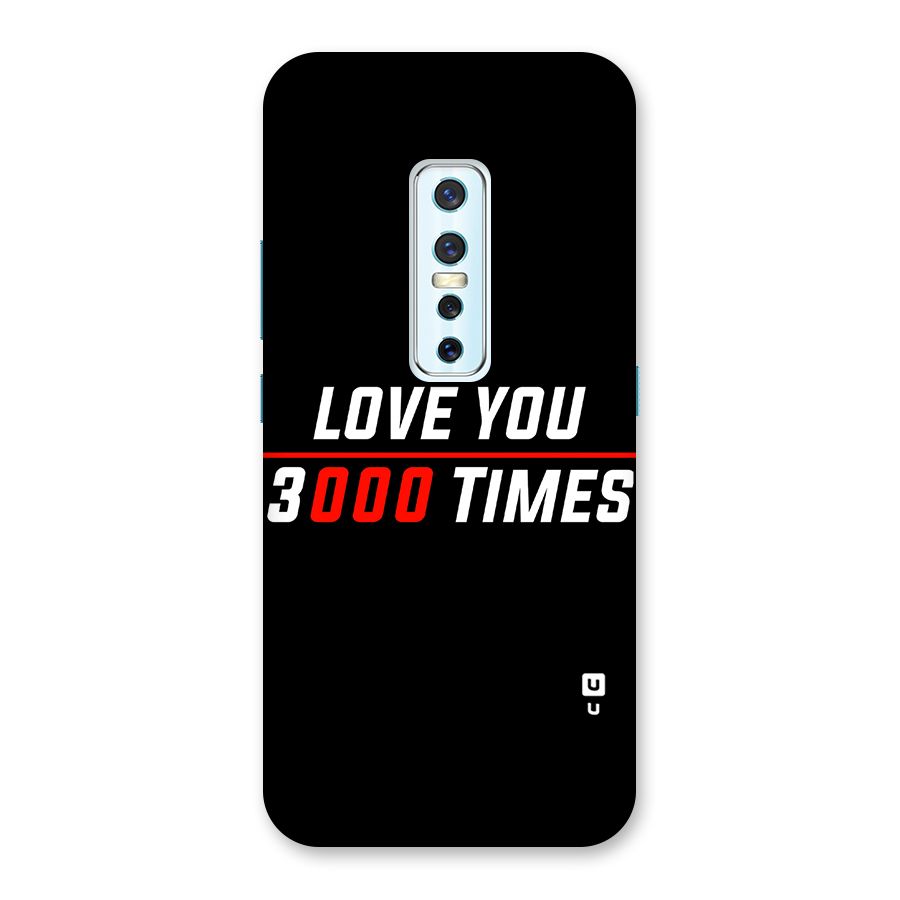 Love You 3000 Times Back Case for Vivo V17 Pro