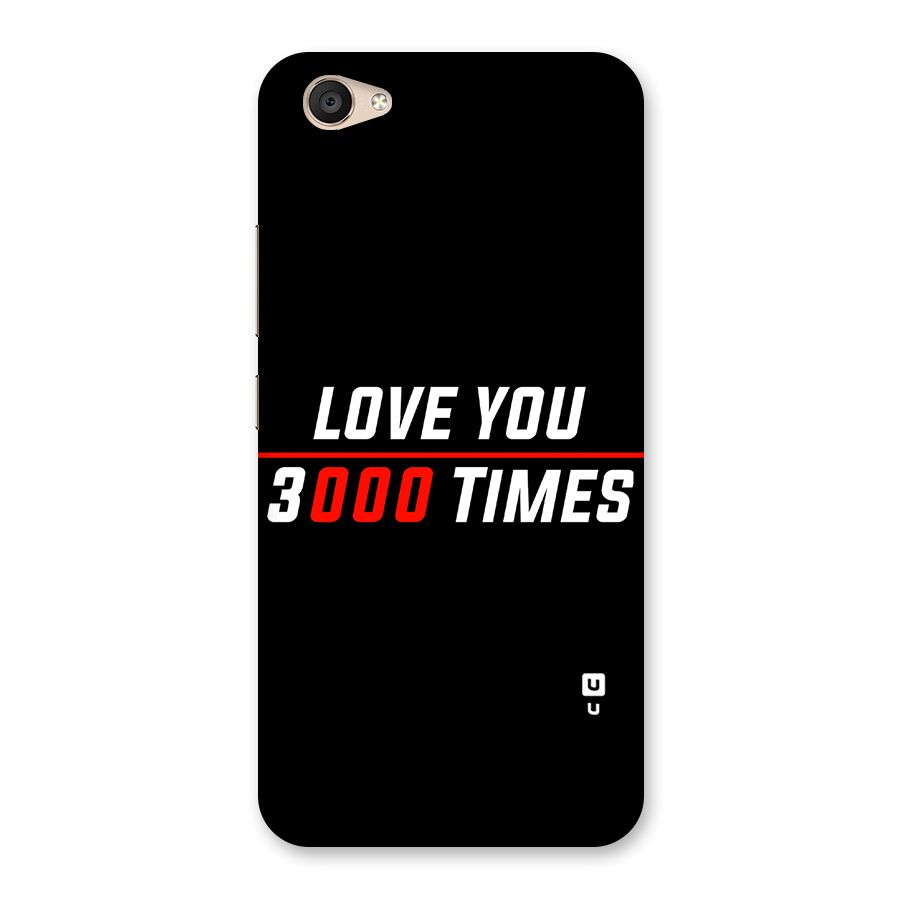 Love You 3000 Times Back Case for Vivo V5 Plus