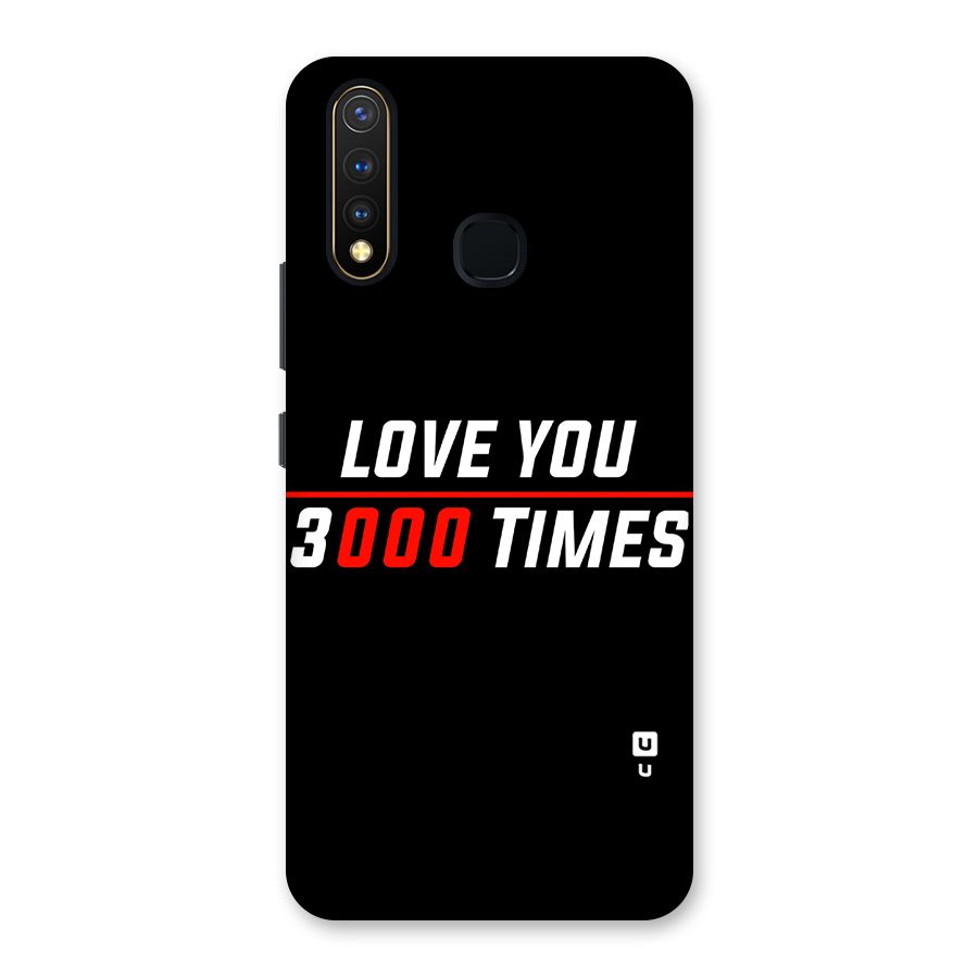 Love You 3000 Times Back Case for Vivo Y19