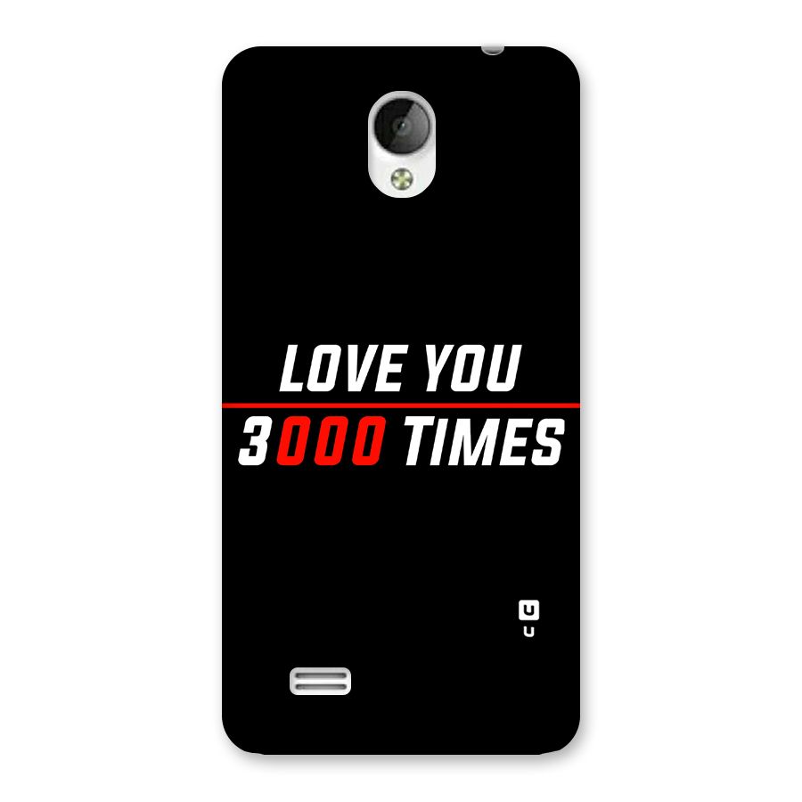 Love You 3000 Times Back Case for Vivo Y21