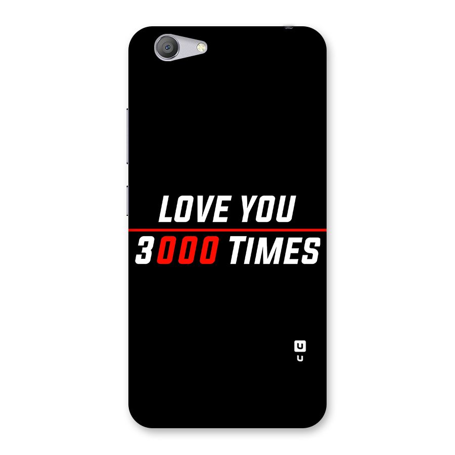Love You 3000 Times Back Case for Vivo Y53