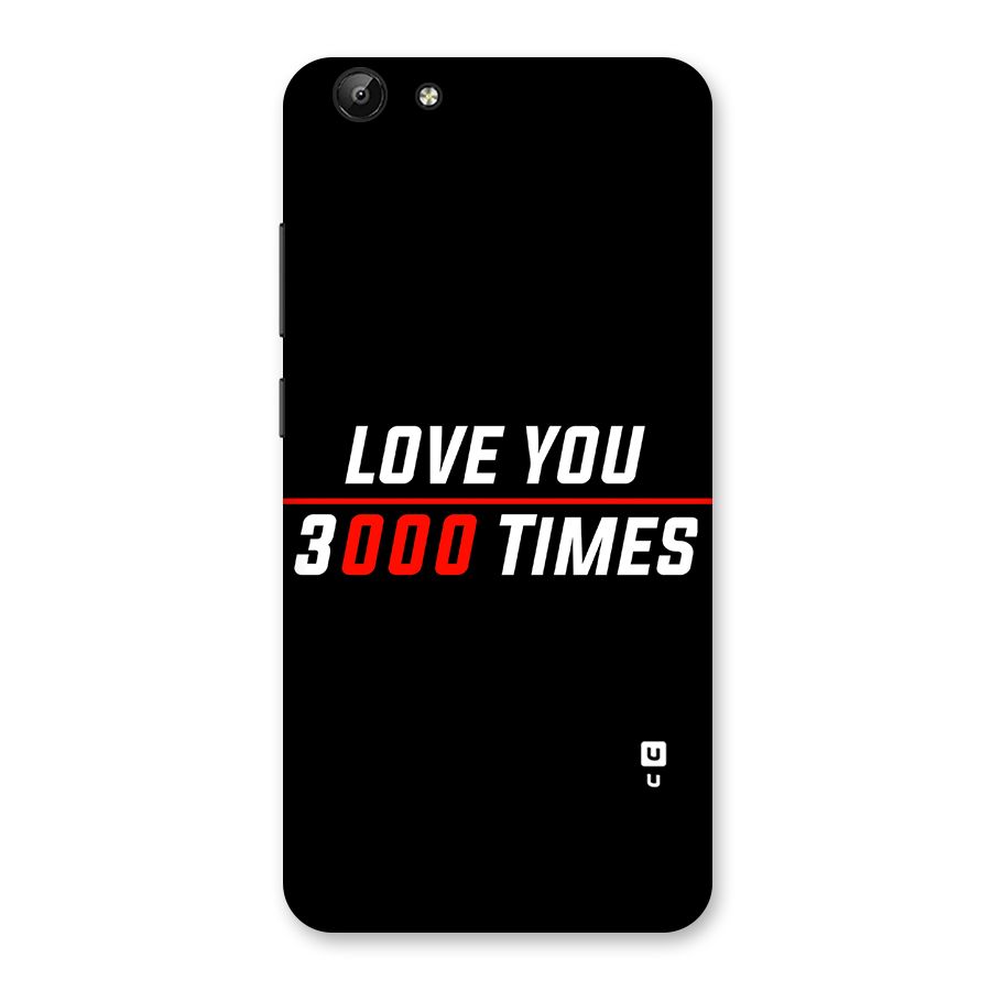 Love You 3000 Times Back Case for Vivo Y69
