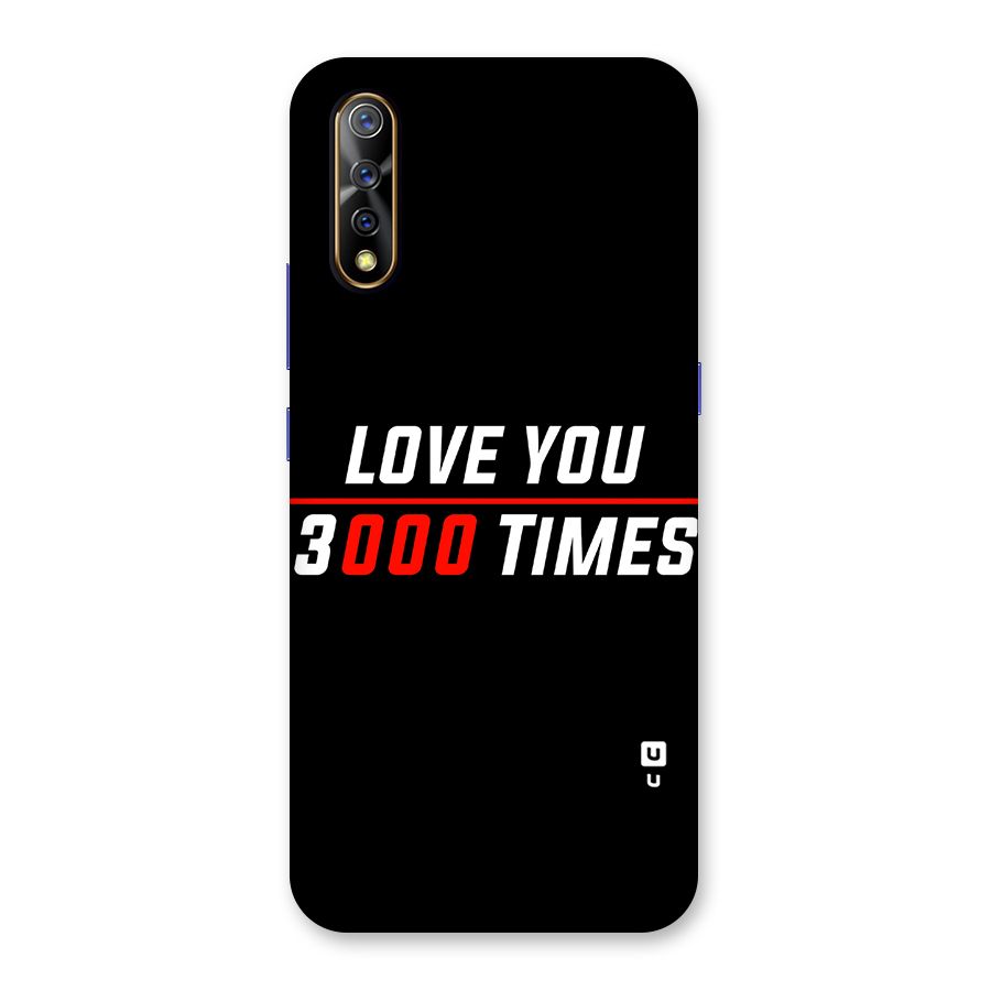 Love You 3000 Times Back Case for Vivo Z1x