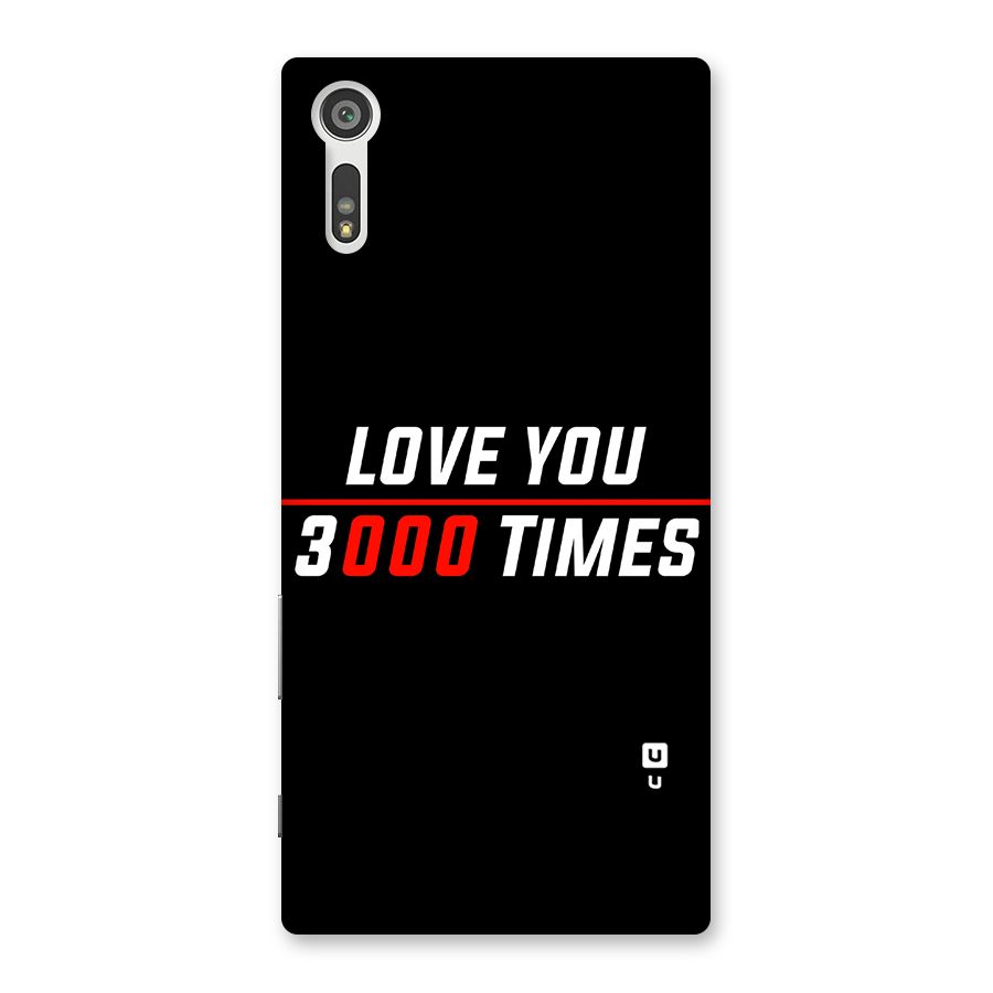 Love You 3000 Times Back Case for Xperia XZ