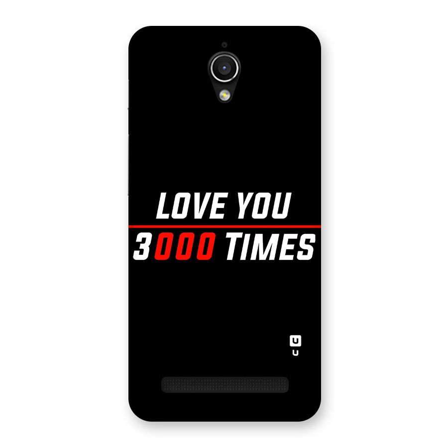 Love You 3000 Times Back Case for Zenfone Go