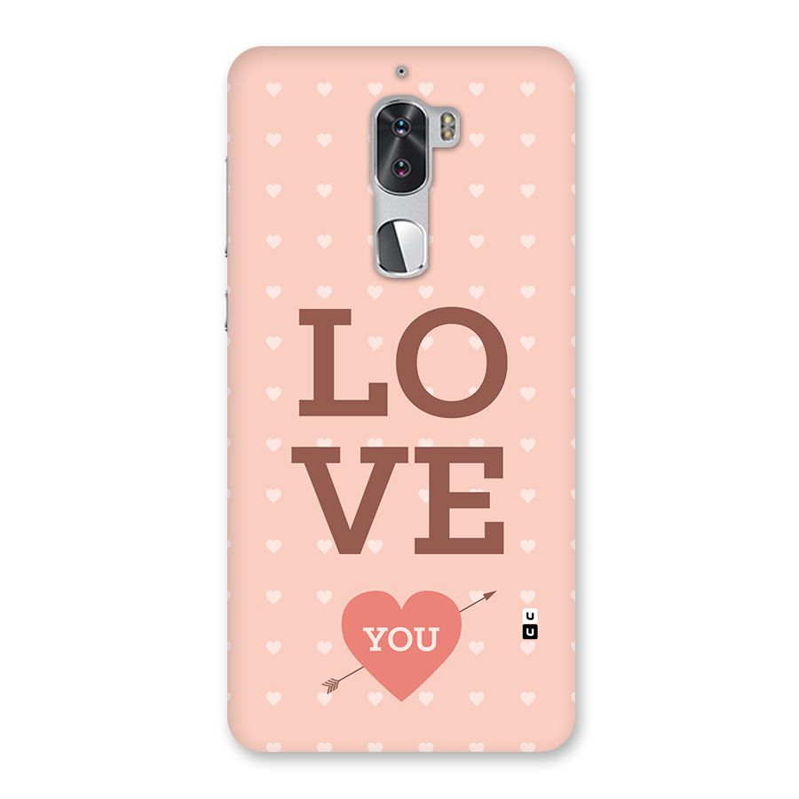Love You Hearts Back Case for Coolpad Cool 1
