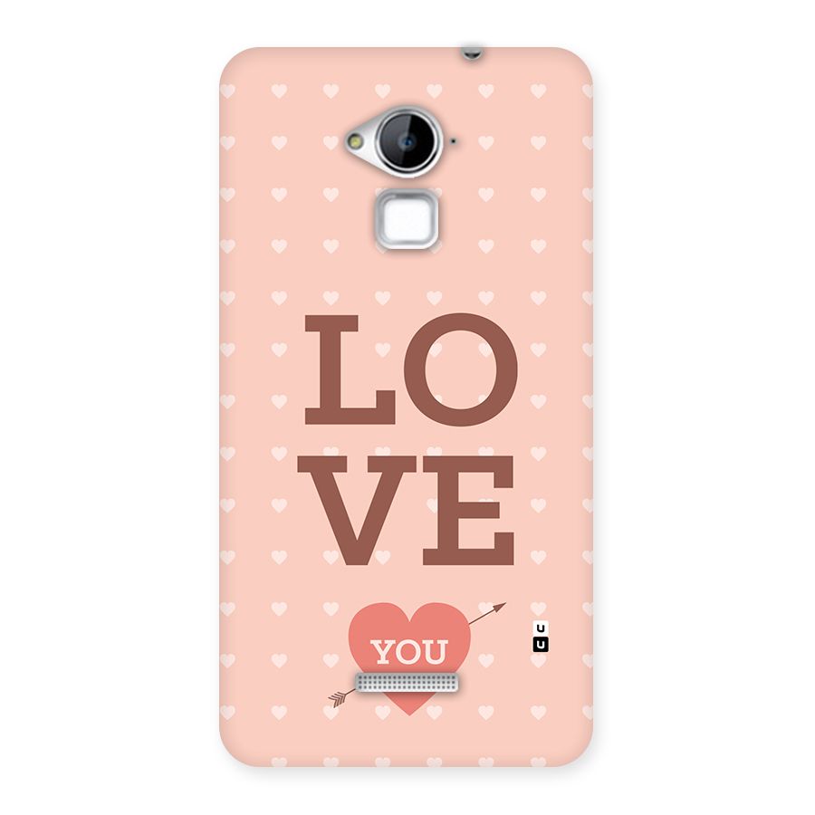 Love You Hearts Back Case for Coolpad Note 3