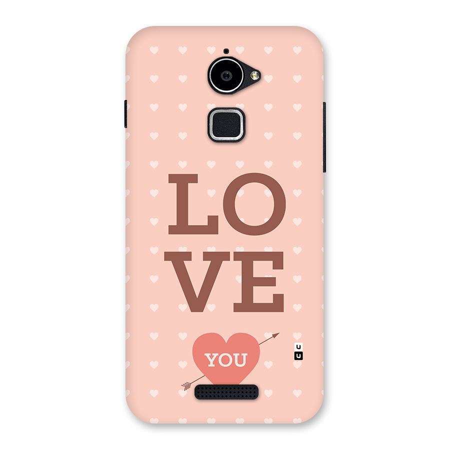 Love You Hearts Back Case for Coolpad Note 3 Lite