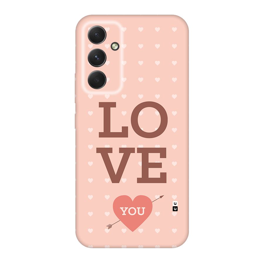Love You Hearts Back Case for Galaxy A54