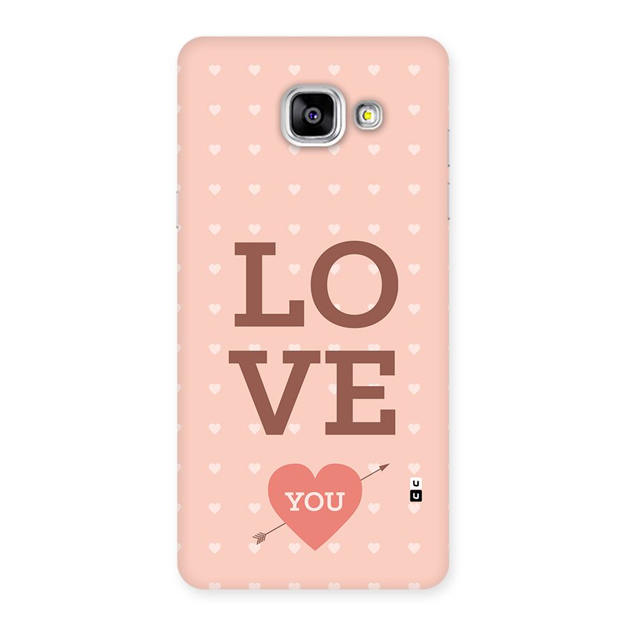 Love You Hearts Back Case for Galaxy A5 (2016)