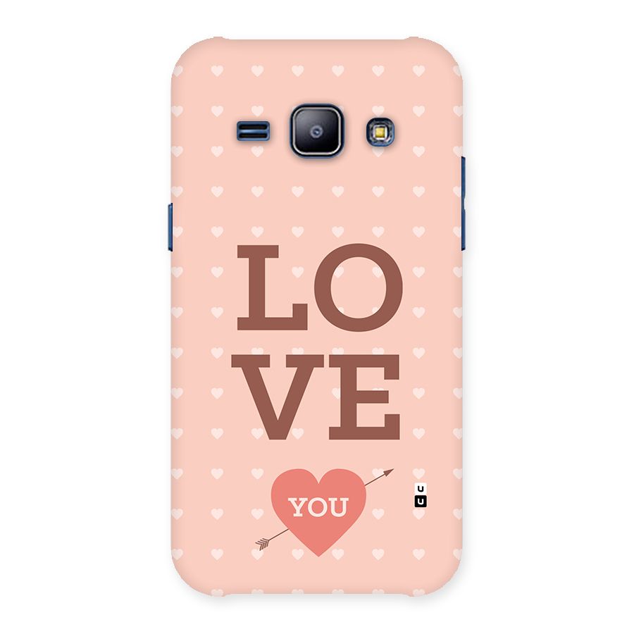 Love You Hearts Back Case for Galaxy J1