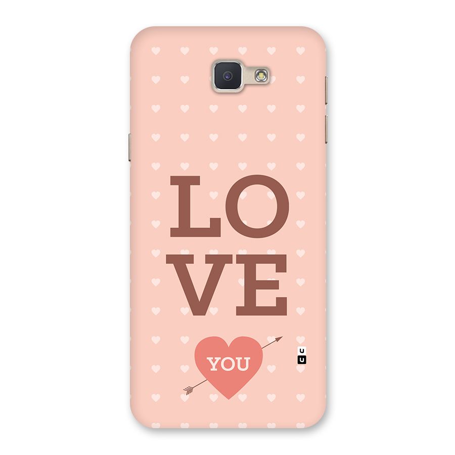 Love You Hearts Back Case for Galaxy J5 Prime