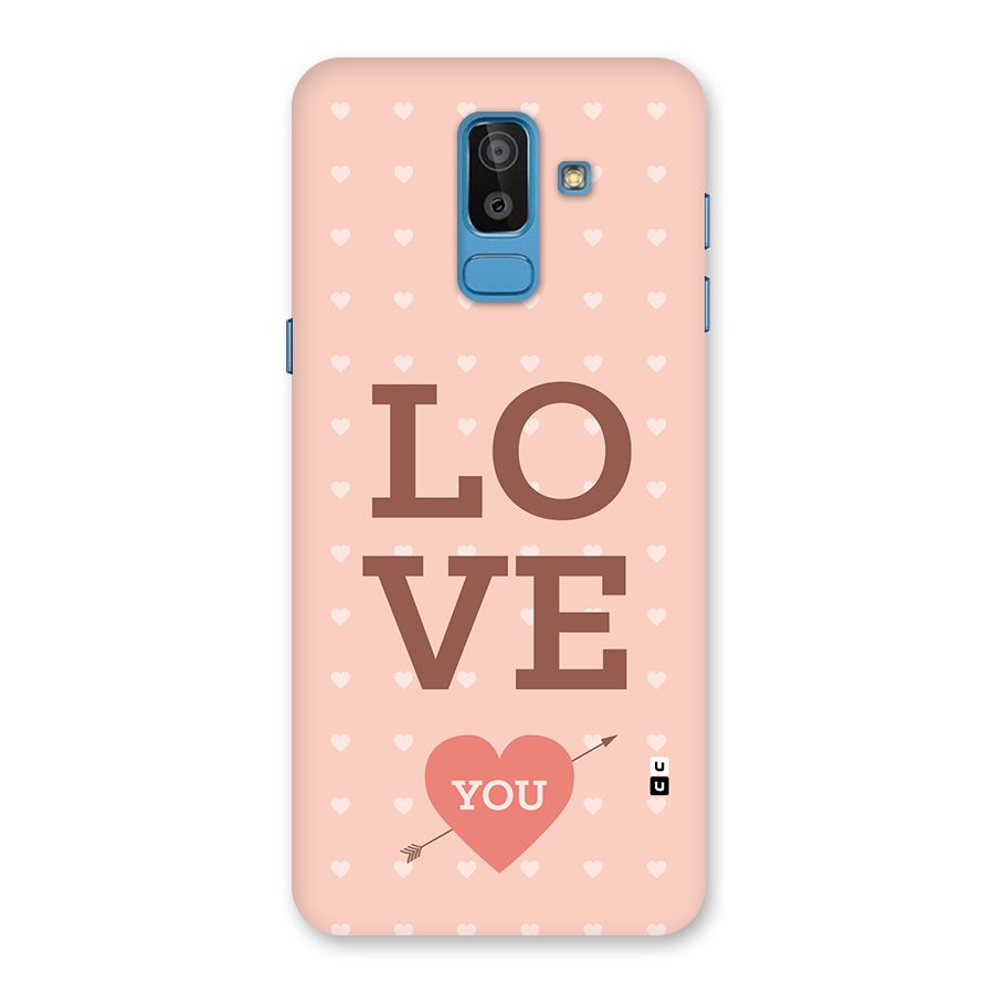 Love You Hearts Back Case for Galaxy J8
