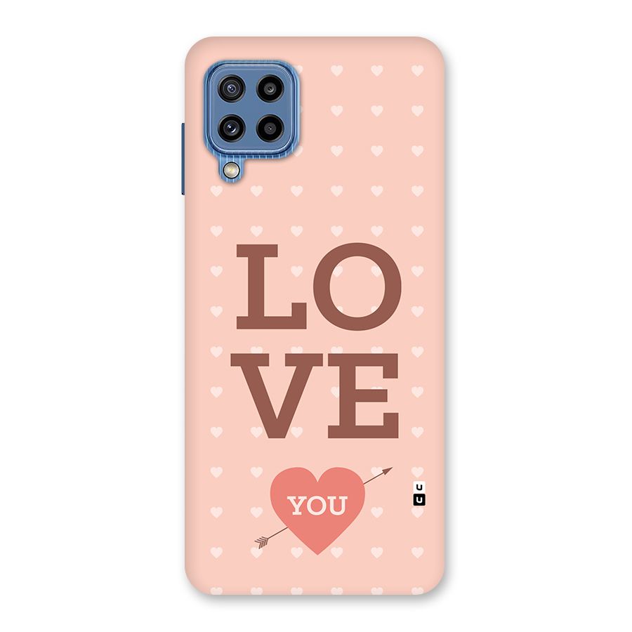 Love You Hearts Back Case for Galaxy M32