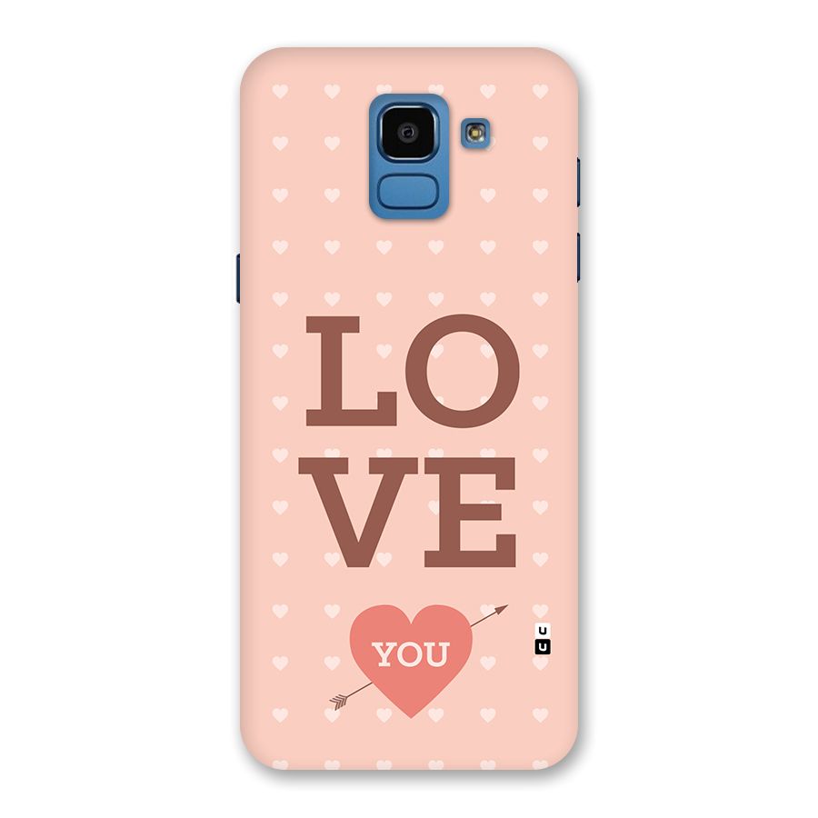 Love You Hearts Back Case for Galaxy On6