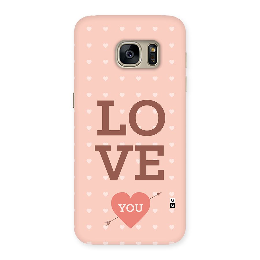 Love You Hearts Back Case for Galaxy S7