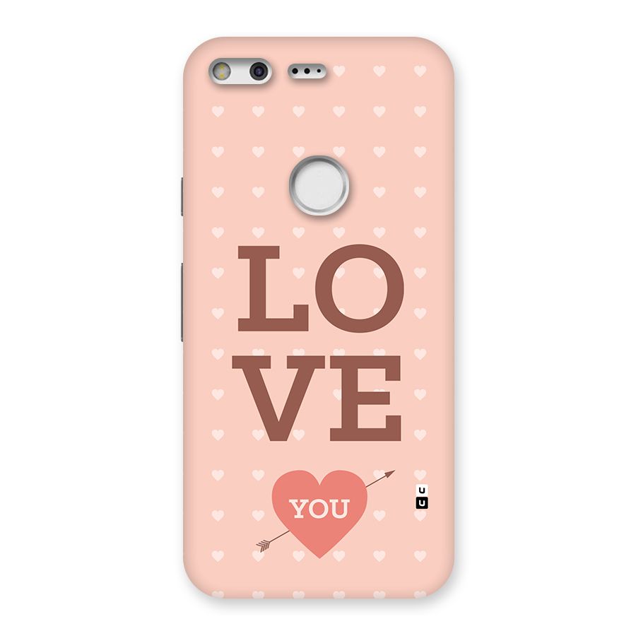 Love You Hearts Back Case for Google Pixel