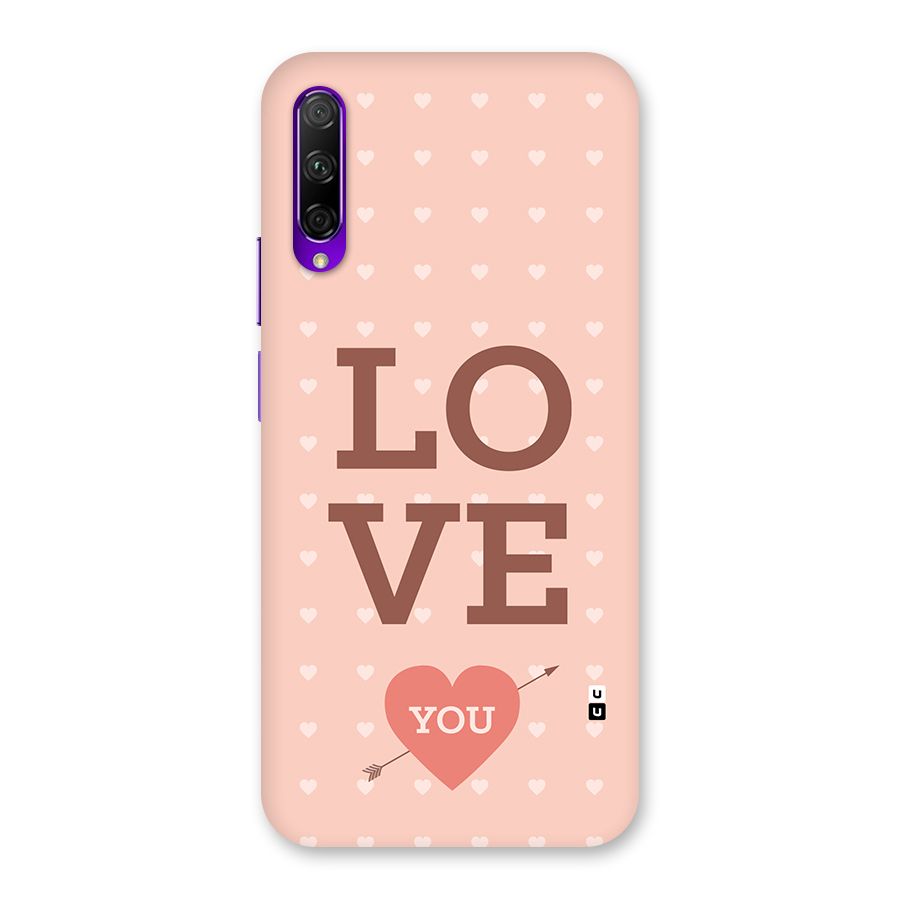 Love You Hearts Back Case for Honor 9X Pro
