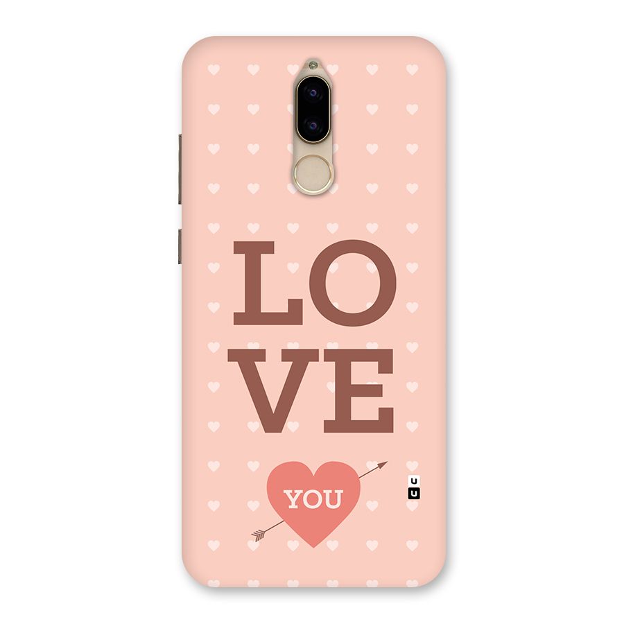 Love You Hearts Back Case for Honor 9i