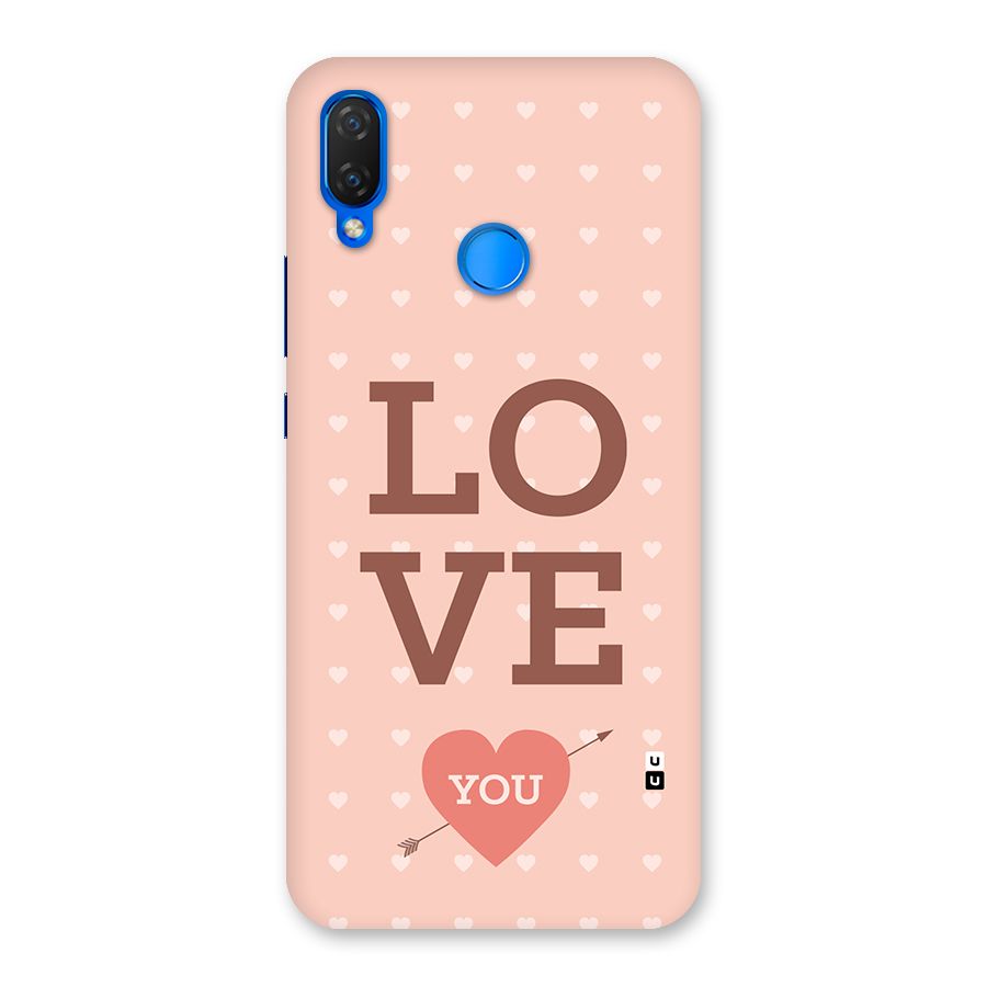 Love You Hearts Back Case for Huawei P Smart Plus