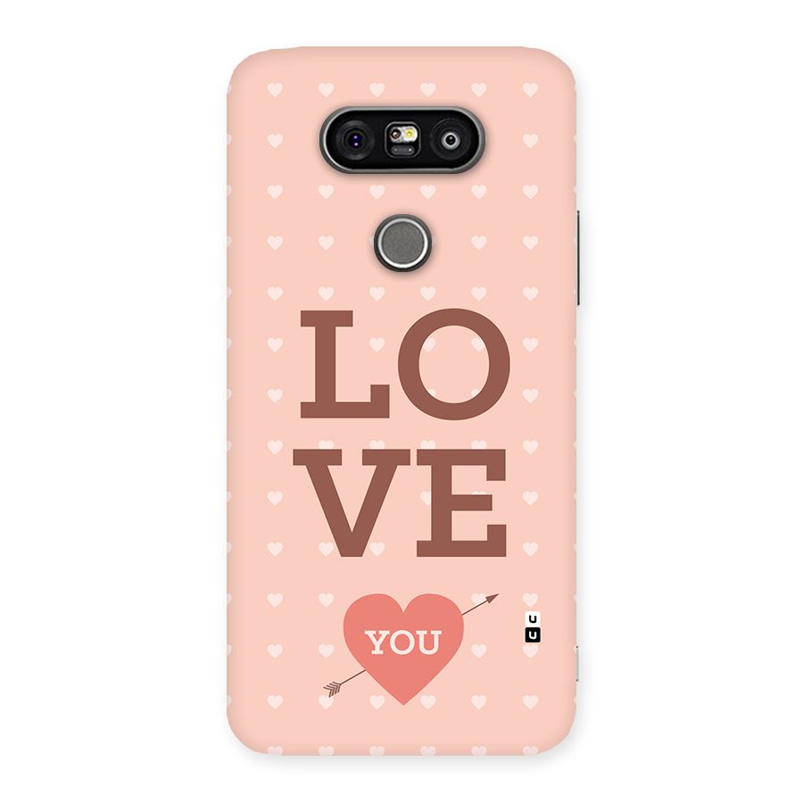 Love You Hearts Back Case for LG G5