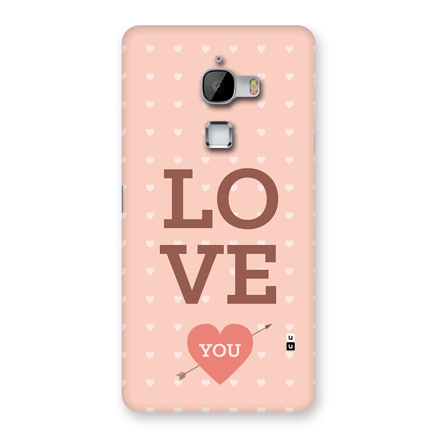 Love You Hearts Back Case for LeTV Le Max