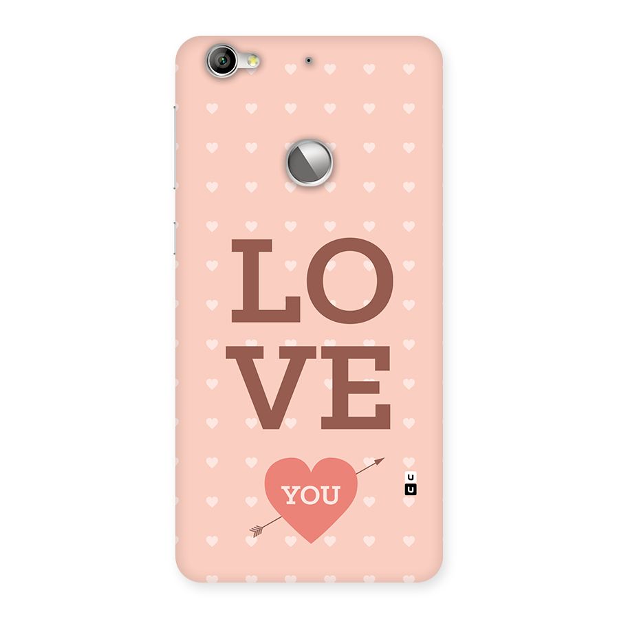 Love You Hearts Back Case for Le 1S