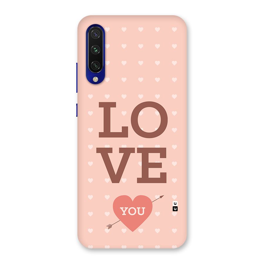 Love You Hearts Back Case for Mi A3