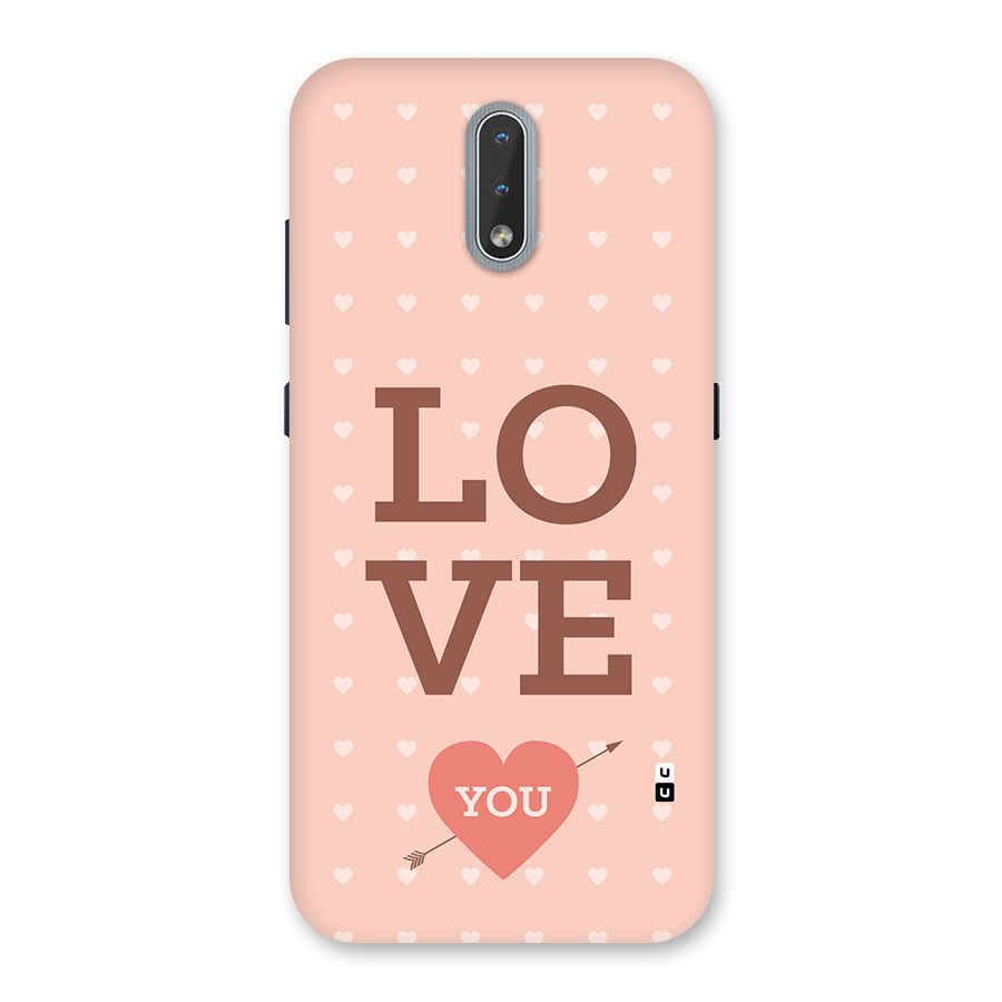 Love You Hearts Back Case for Nokia 2.3