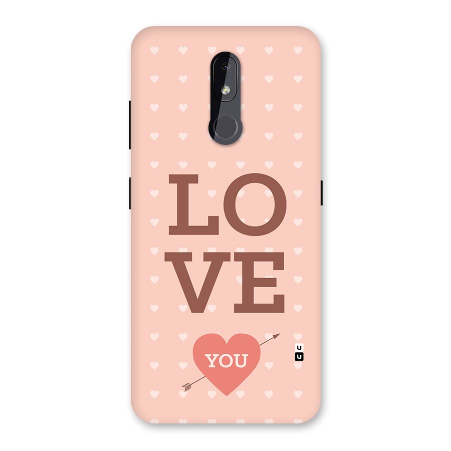 Love You Hearts Back Case for Nokia 3.2