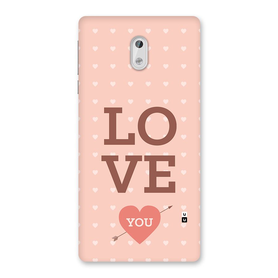 Love You Hearts Back Case for Nokia 3