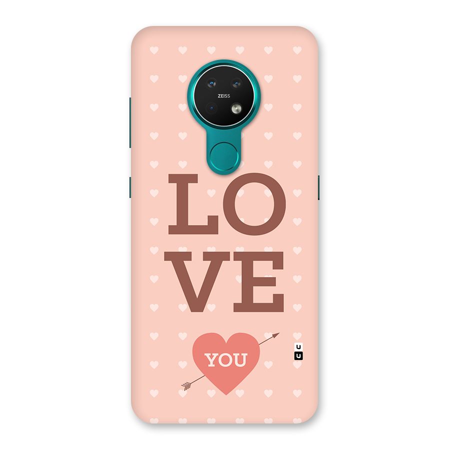 Love You Hearts Back Case for Nokia 7.2