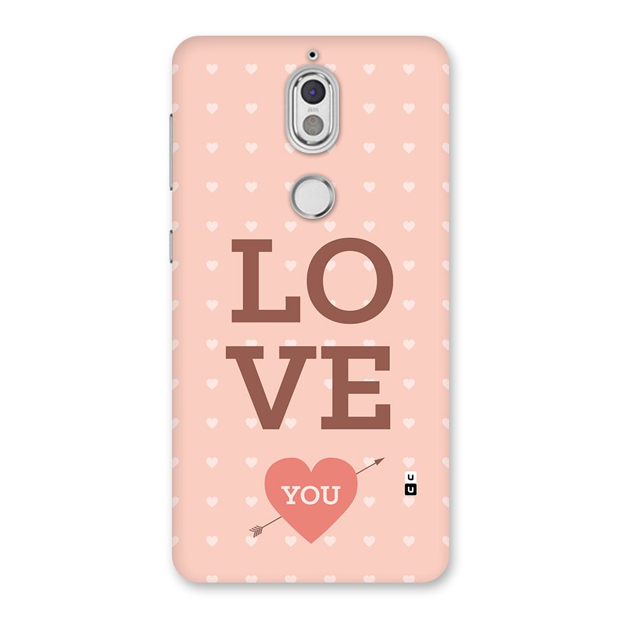 Love You Hearts Back Case for Nokia 7