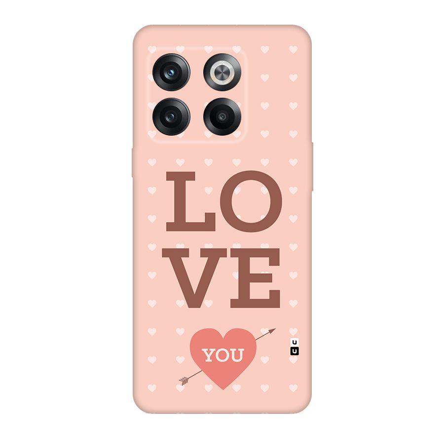 Love You Hearts Back Case for OnePlus 10T