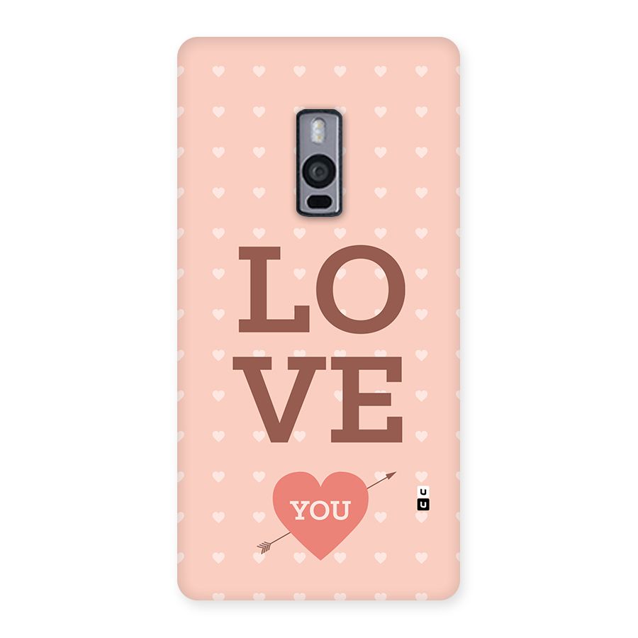 Love You Hearts Back Case for OnePlus 2