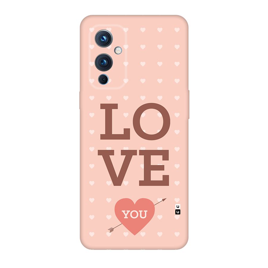 Love You Hearts Back Case for OnePlus 9