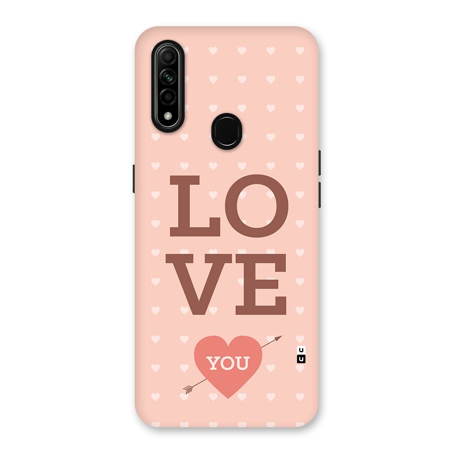 Love You Hearts Back Case for Oppo A31