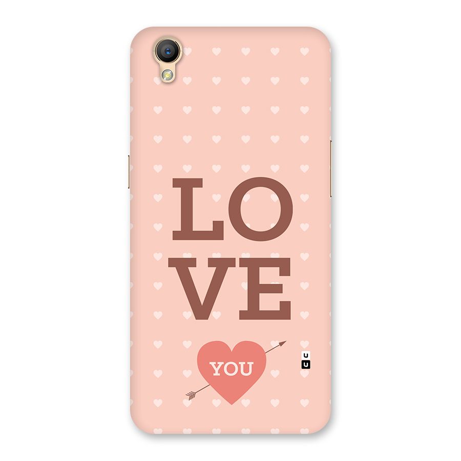 Love You Hearts Back Case for Oppo A37