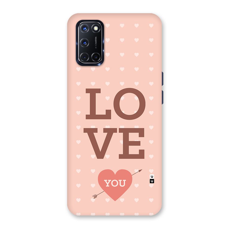 Love You Hearts Back Case for Oppo A52