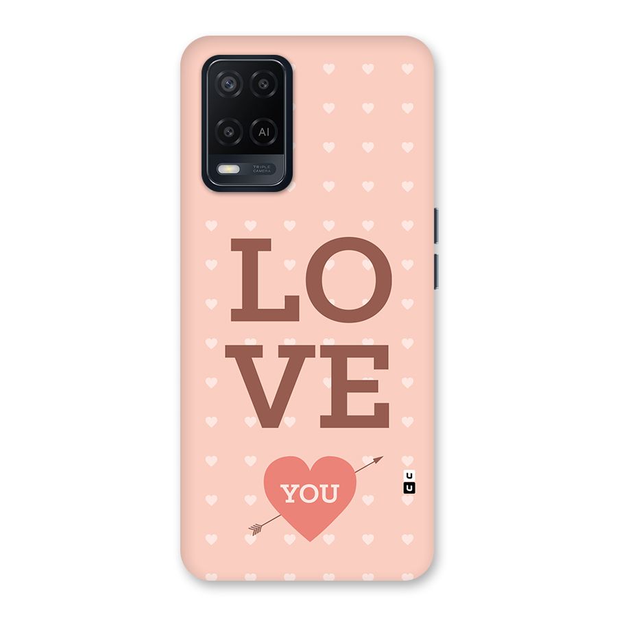 Love You Hearts Back Case for Oppo A54
