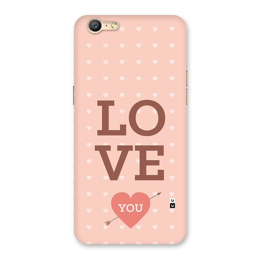 Love You Hearts Back Case for Oppo A57