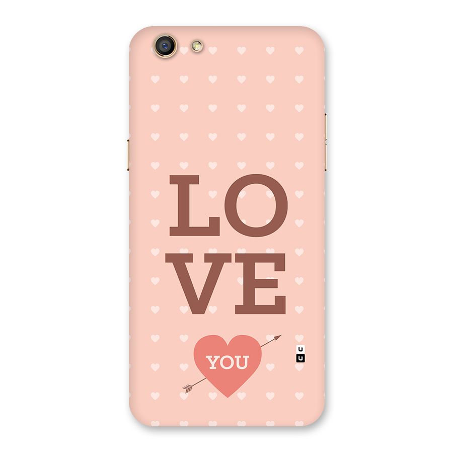 Love You Hearts Back Case for Oppo F3