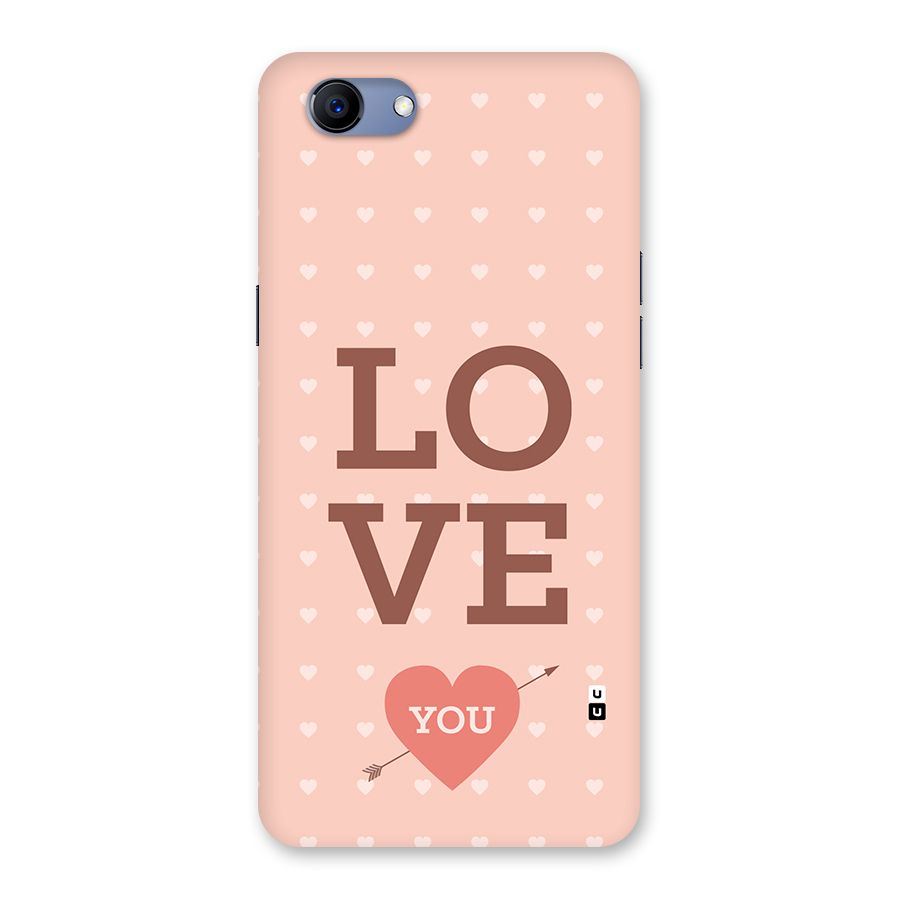 Love You Hearts Back Case for Realme 1